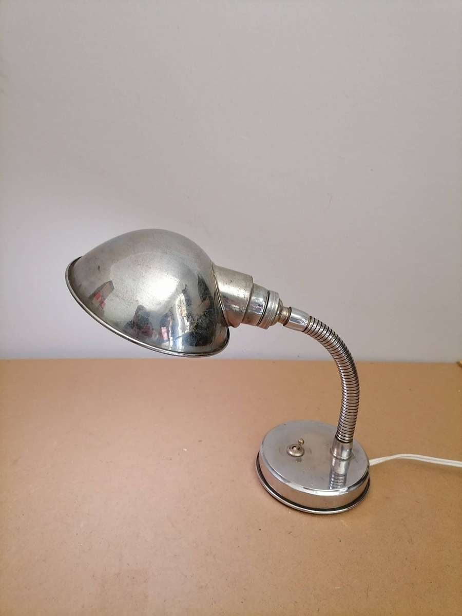 1930'sGoose Neck made from real stainless steel 304 non magnetic lamp working 1 of 2