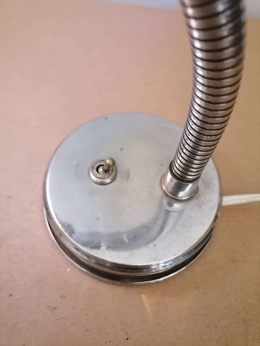 1930'sGoose Neck made from real stainless steel 304 non magnetic lamp working 1 of 2