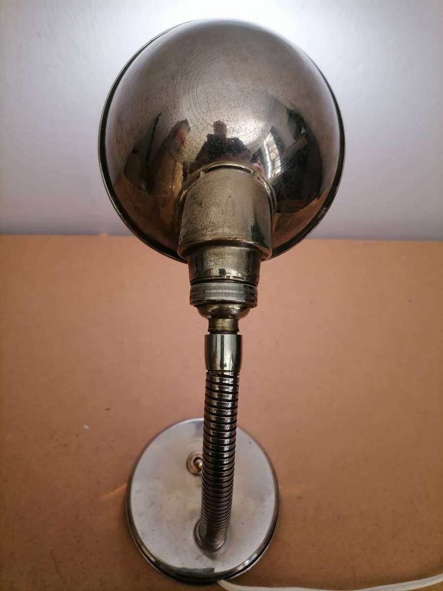 1930'sGoose Neck made from real stainless steel 304 non magnetic lamp working 1 of 2