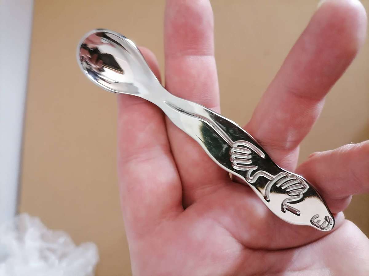 1 X Carrol Boyes - Ice Tongs - 1 X Carrol Boyes SOLO SPOON