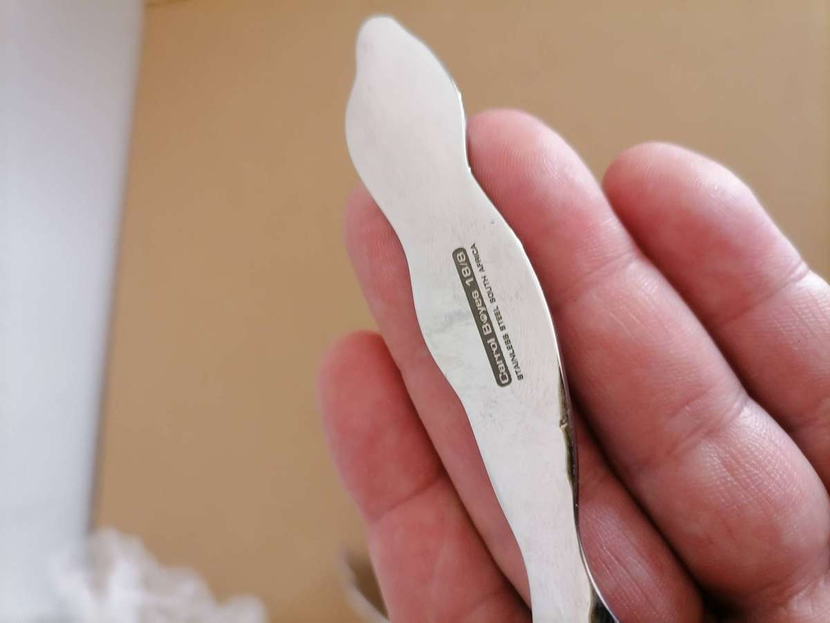 1 X Carrol Boyes - Ice Tongs - 1 X Carrol Boyes SOLO SPOON