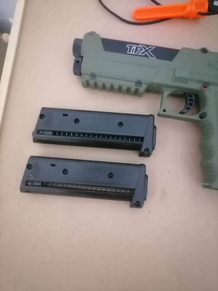 Tippmann TPX 0.68 Caliber Olive - Tippmann Holster - 100% WORKING - 2 MAGIZENES - 2 Gas sylinders