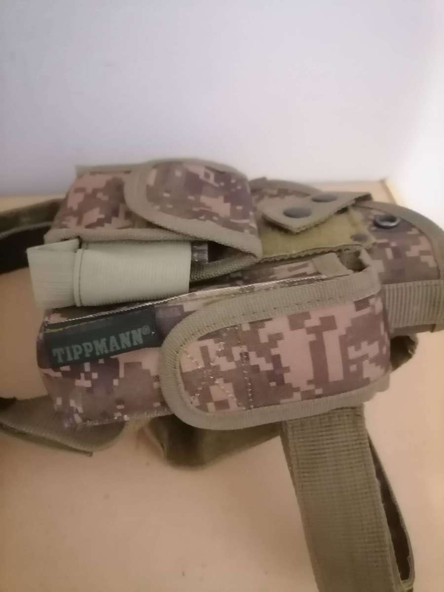 Tippmann TPX 0.68 Caliber Olive - Tippmann Holster - 100% WORKING - 2 MAGIZENES - 2 Gas sylinders