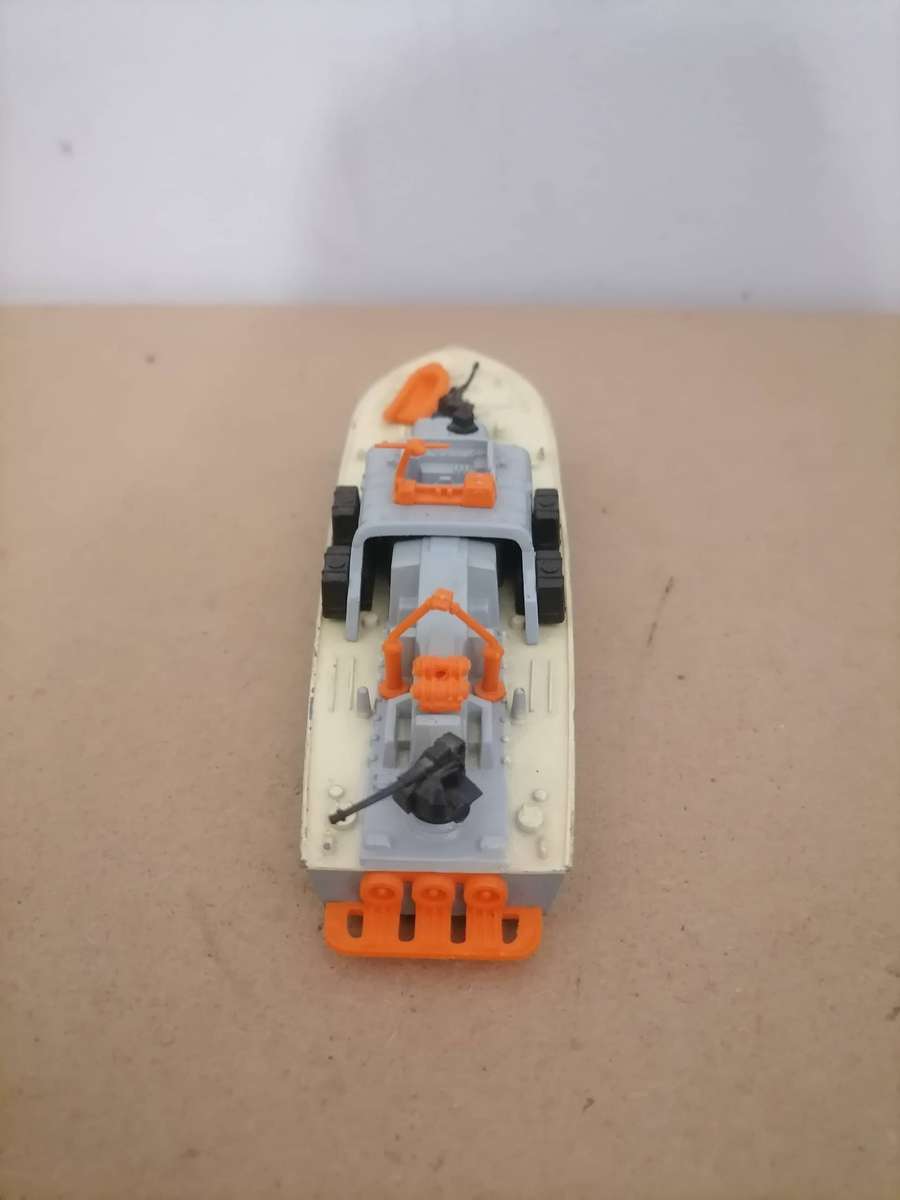 DINKY MOTOR PATROL BOAT DIECAST TOY ENGLAND - 17 CM - MINT CONDITION