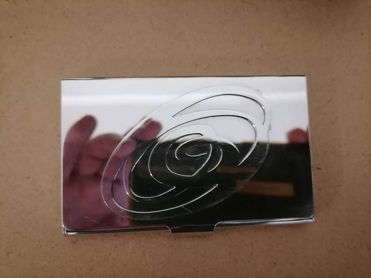 Carrol Boyes Revolution Business Card Case is a polished stainless steel case AMAZING CONDITION