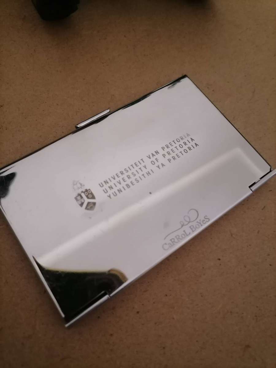 Carrol Boyes Revolution Business Card Case is a polished stainless steel case AMAZING CONDITION