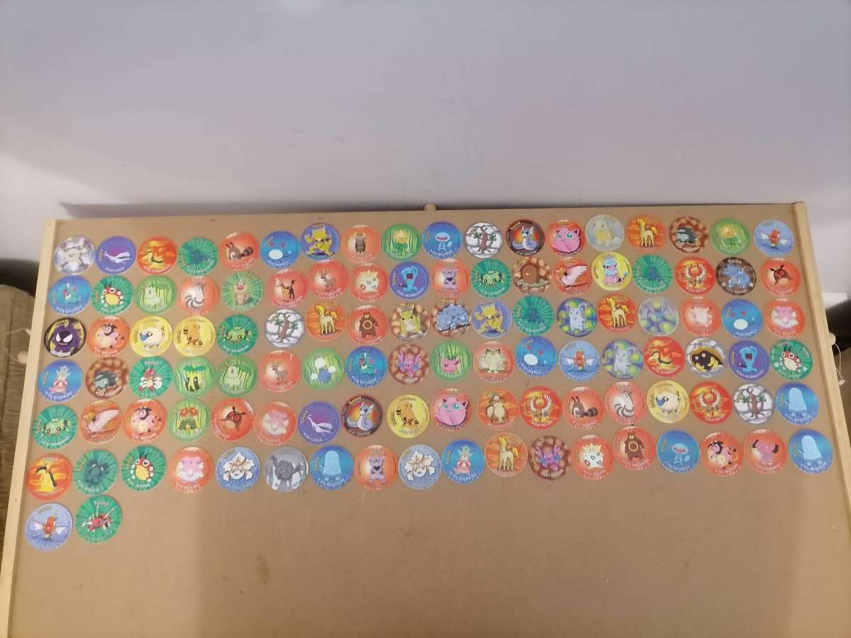HUGE POKÉMON 290 TAZOS BUNDEL WITH 4 BOOKLETS - Normal, No 2, No 3 & 3D Tazos
