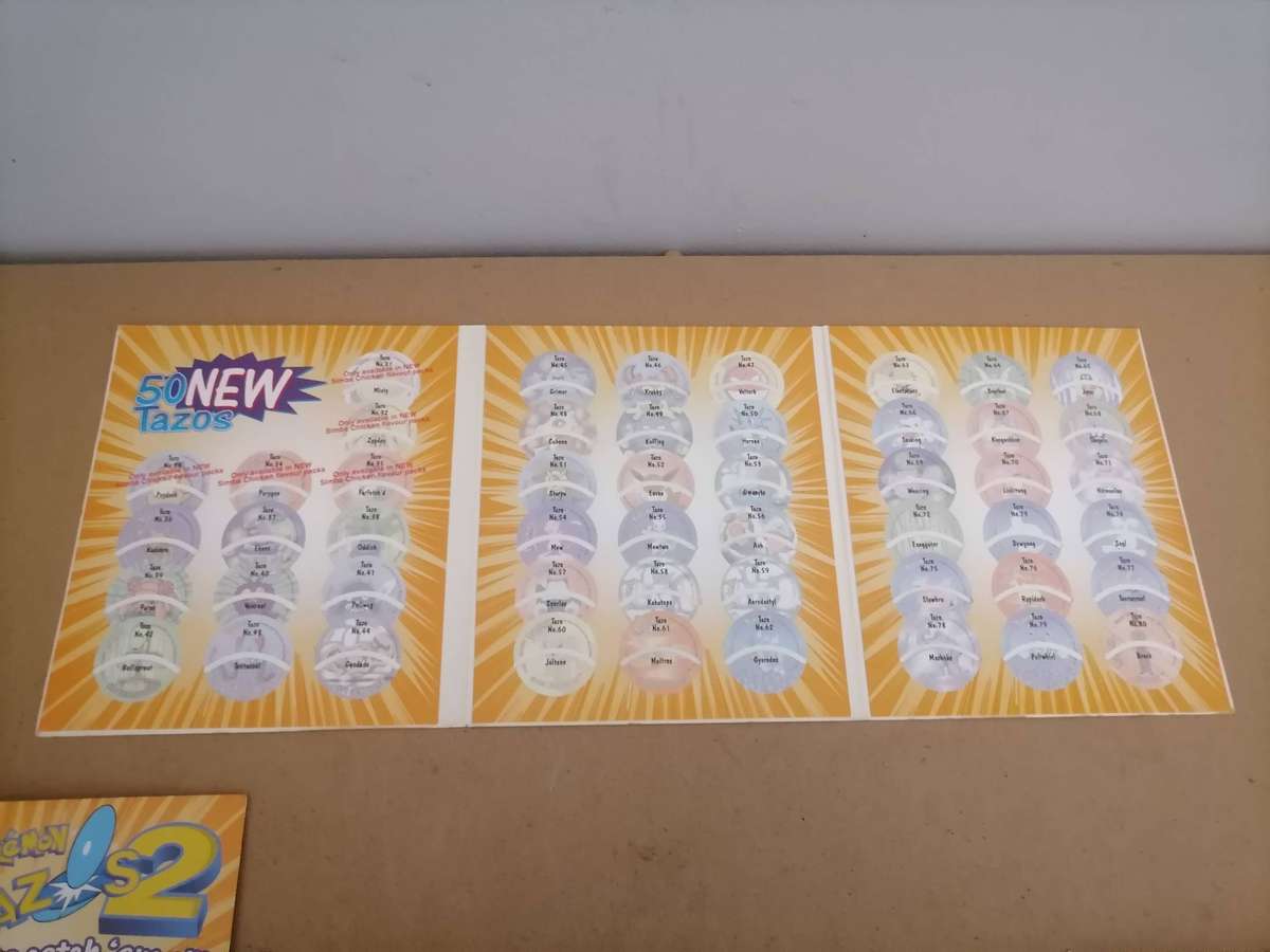 No 2 Pokemon Tazo Folder - LAST IN STOCK - NINTENDO - AMAZING CONDITION