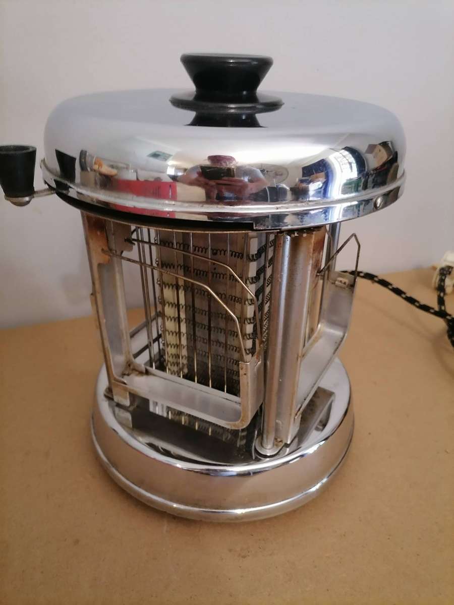 VINTAGE FOUR SLICE SWIVEL TOASTER : Pineware N - 171 - 100% WORKING WITH CORD