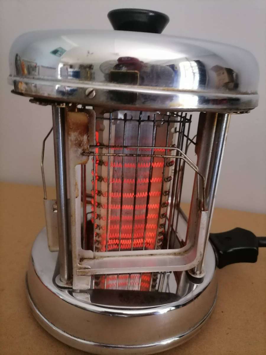 VINTAGE FOUR SLICE SWIVEL TOASTER : Pineware N - 171 - 100% WORKING WITH CORD