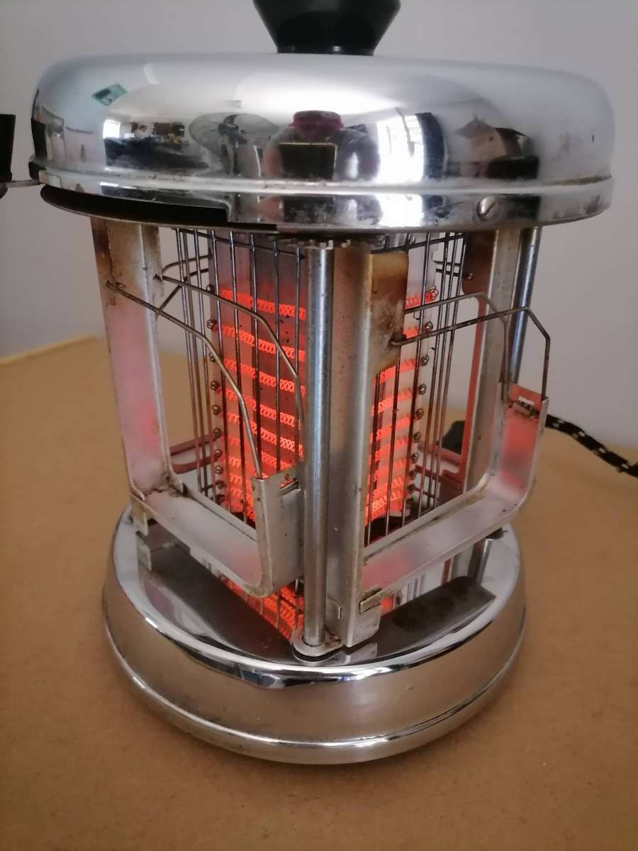 VINTAGE FOUR SLICE SWIVEL TOASTER : Pineware N - 171 - 100% WORKING WITH CORD