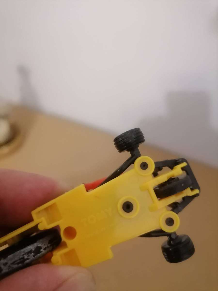 Vintage AFX Pop Cycles by TOMY 1989 - Motorcycle Rip Cord Powered - Big Wheel