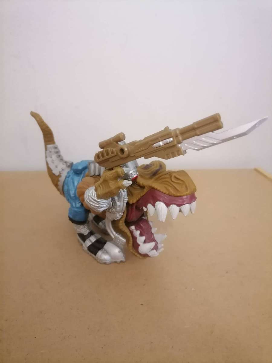 Vintage Street Sharks Extreme Dinosaurs T-Bone T-Rex Mattel Action Figure 1997