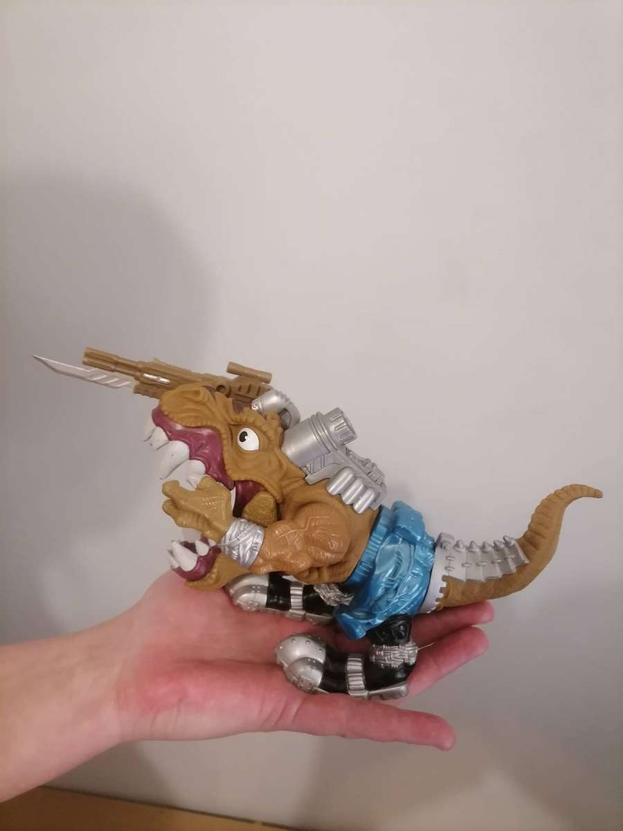 Vintage Street Sharks Extreme Dinosaurs T-Bone T-Rex Mattel Action Figure 1997