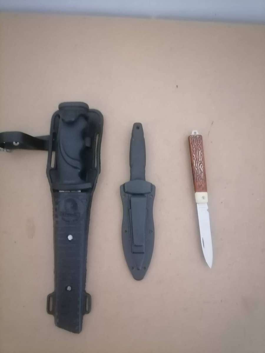 3 X KNIFE BUNDEL - Smith & Wesson H.R.T Throwing Knife - TRAMONTINA - ETERNAL TRADE MARK