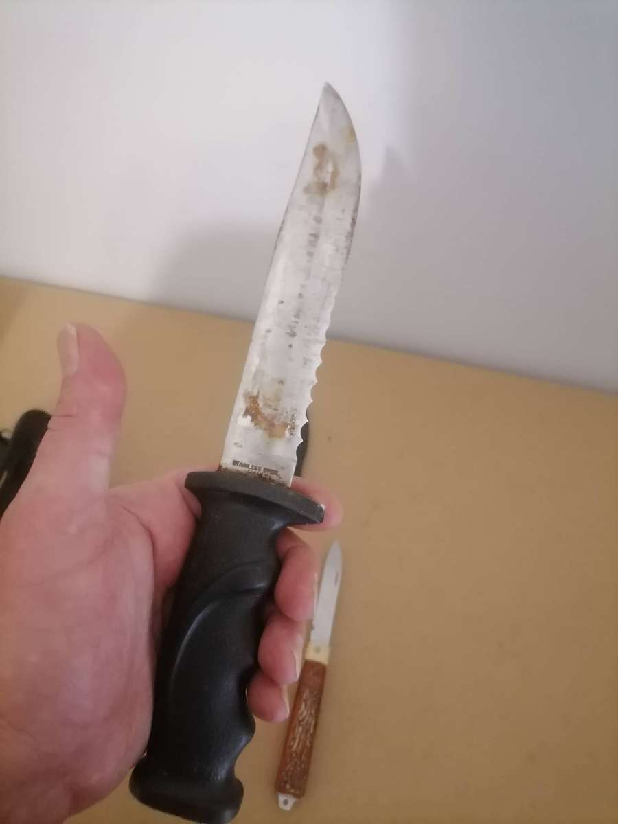 3 X KNIFE BUNDEL - Smith & Wesson H.R.T Throwing Knife - TRAMONTINA - ETERNAL TRADE MARK