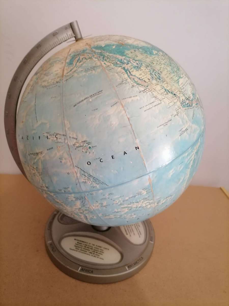 1960'S Vintage Rand McNally Globe - VERY RARE - South West Africa, Rhodesia & Congo