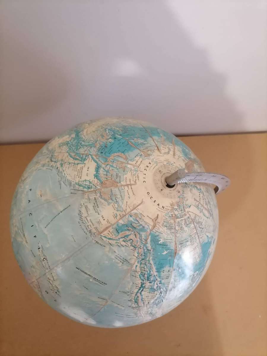 1960'S Vintage Rand McNally Globe - VERY RARE - South West Africa, Rhodesia & Congo