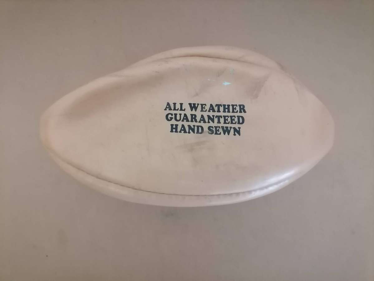 Vintage MATCH OFFICIAL Synthetic Leather Water Proof Rugby Ball