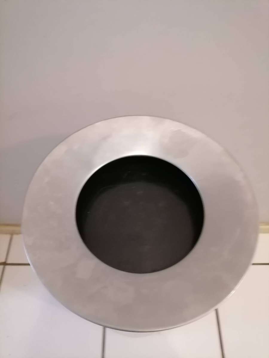 1980'S - VAN ERKOMS TABACCO SA BRANDED ASHTRAY AND DUSTBIN - 60 CM HEIGHT - AMAZING CONDITION