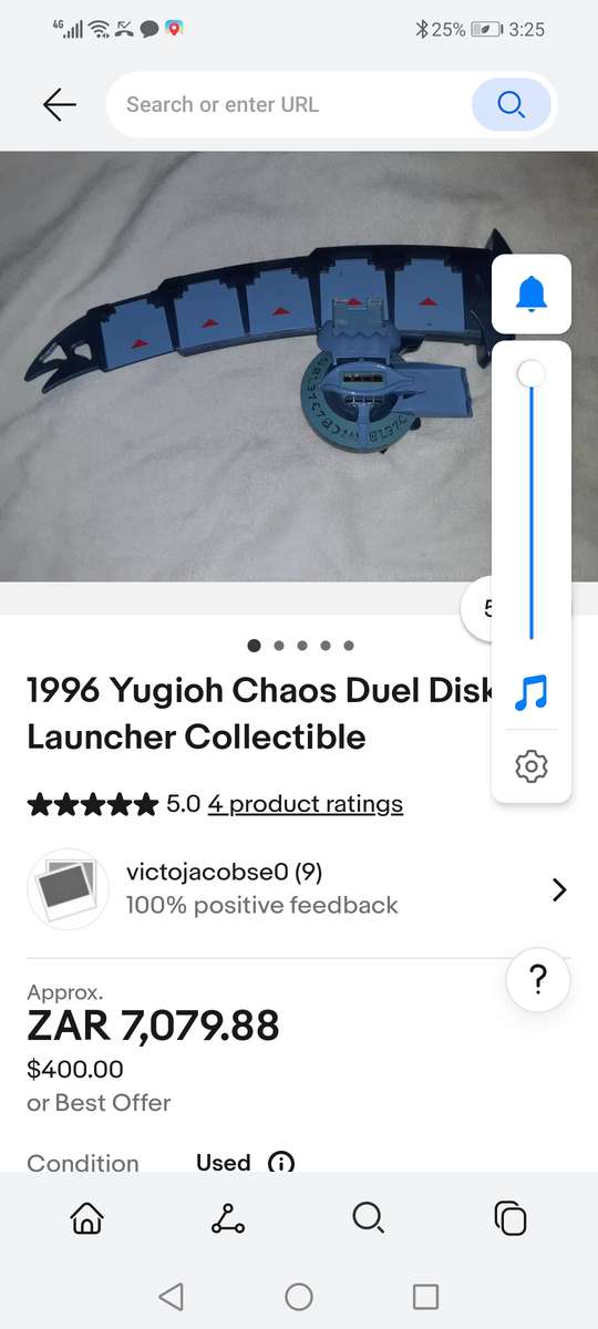 Yu-Gi-Oh! chaos duel disk good condition original Kazuki Takahashi 1996 - 100% WORKING