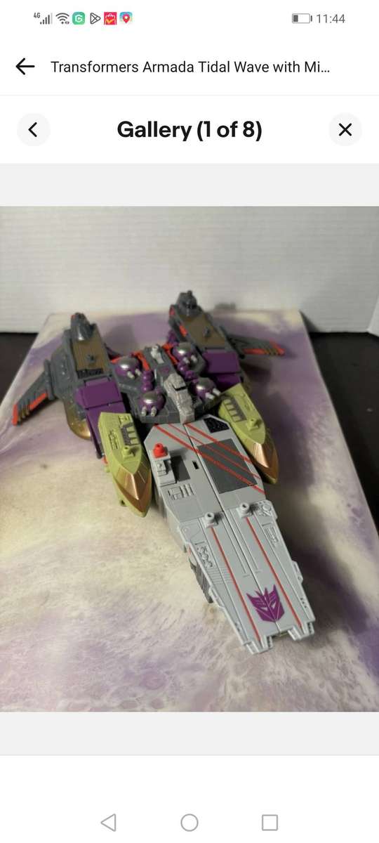 Transformers Armada Tidal Wave Hasbro 2003 with Ramjet! - AMAZING CONDITION - 29 CM H - 20 CM W OPEN