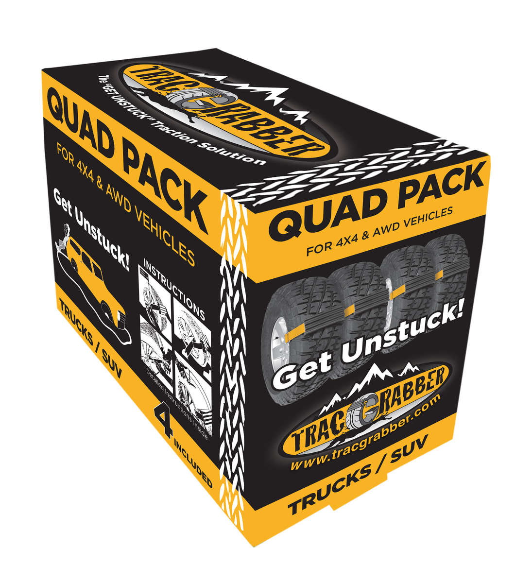 Quad Pack for 4WD Trucks & SUVs & 4 X 4 & AWD VEHICLES - FOR SAND / MUD / SNOW - BRAND NEW WITH BOOK