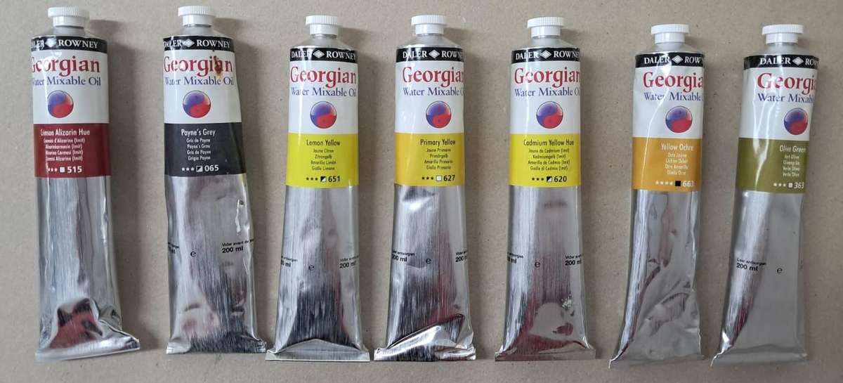 Daler Rowney - Georgian Water Mixable Oil - 200ml Various Colors