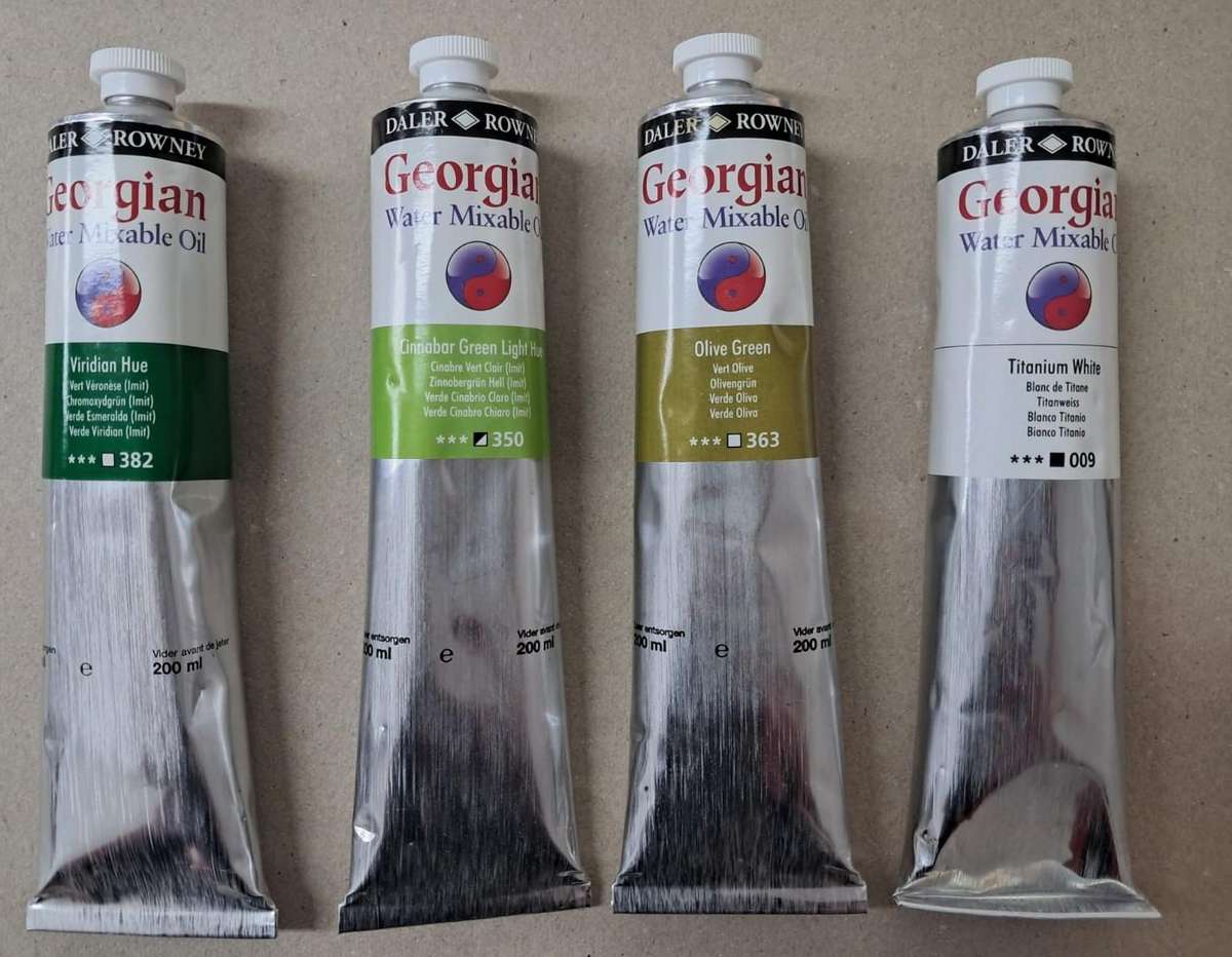 Daler Rowney - Georgian Water Mixable Oil - 200ml Various Colors