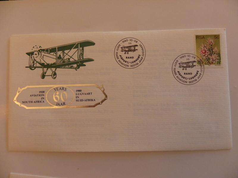 RSA (1980) - 60th Anniversary of Aviation in SA FDC