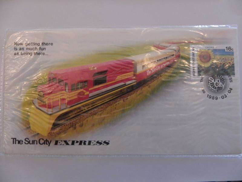 RSA (1989) - The Sun City Express Illustrated FDC
