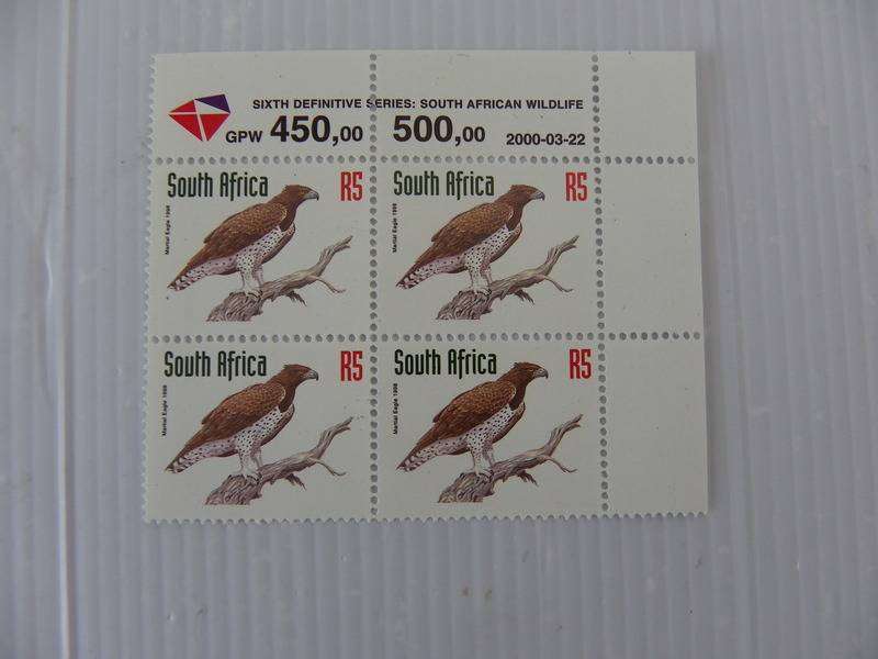 RSA 6th Redrawn Def Series (1998) - R5 Mint Control Block #No Number Dated 2000-03-22 (SACC @ R200)