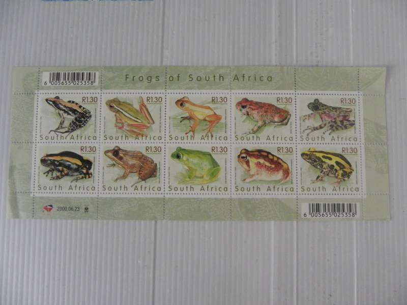 RSA 6.117 (2000) - Frogs of SA Mint Sheetlet