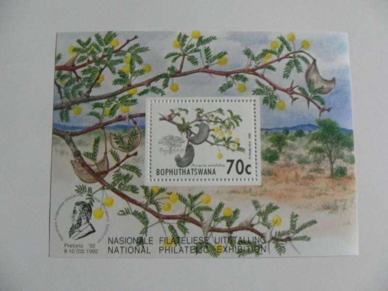 Bophuthatswana SAF07 (1992) - Acacia Trees Mint Miniature Sheet
