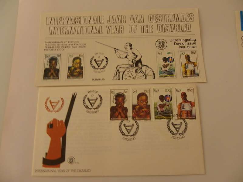 Bophuthatswana 1.16 (1981) - International Year of the Disabled FDC with SAPO Brochure