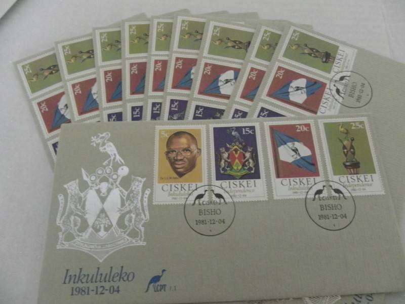 Excess Stock - Ciskei 1.01 FDC`s (Bid per FDC to take all 10)