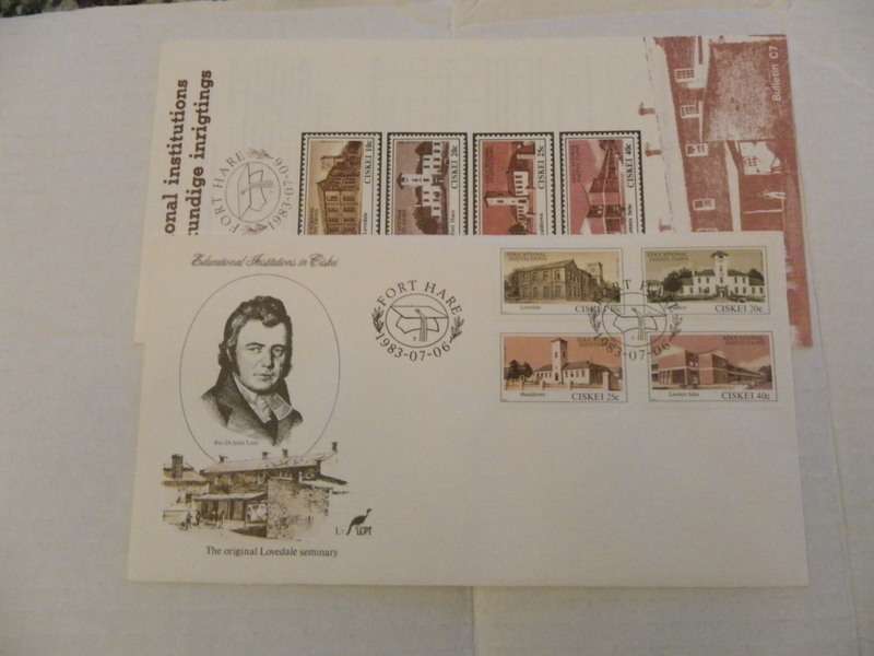 Ciskei 1.07 (1983) - Educational Institutions  FDC with SAPO Brochure