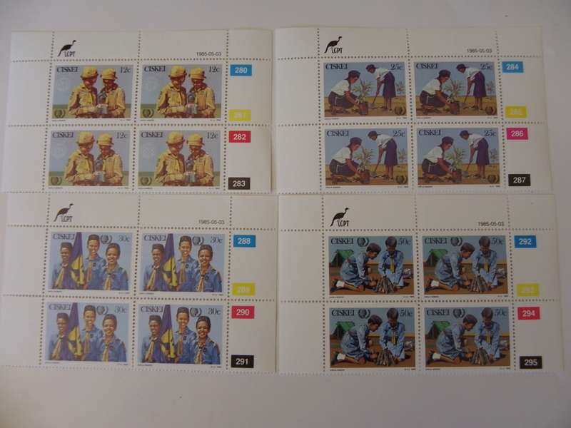 Ciskei 1.14 (1985) - International Youth Day Mint Control Block Set
