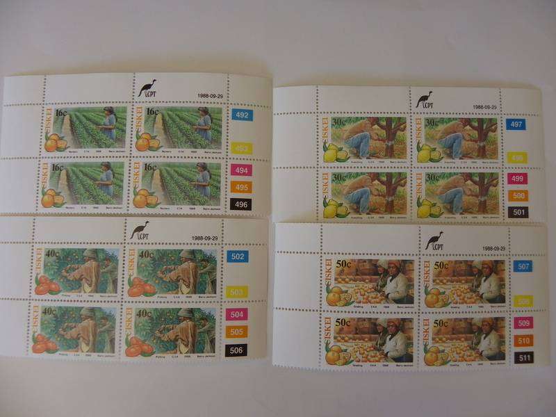 Ciskei 1.27 (1988) - Citrus Farming Mint Control Block Set