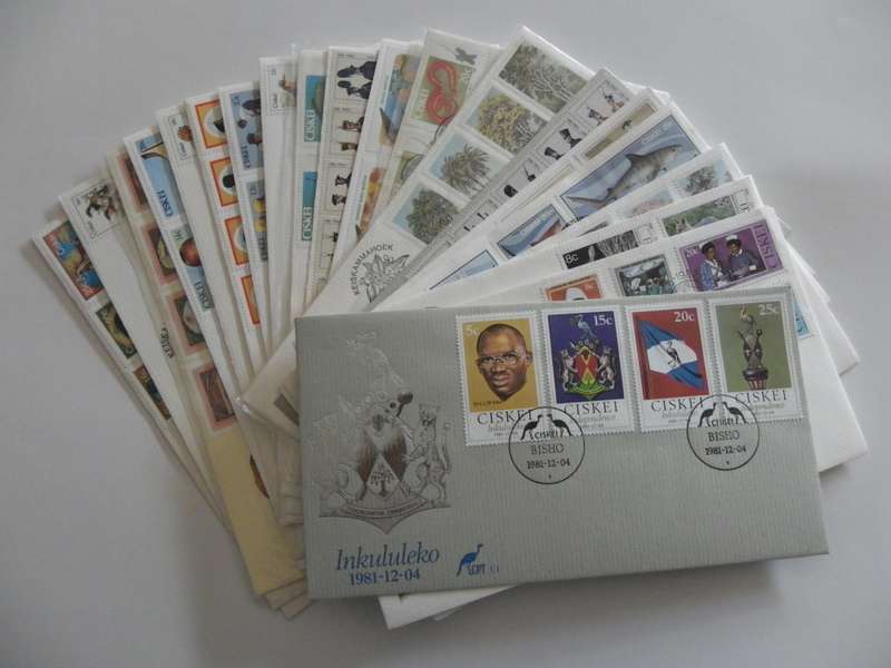Ciskei - Set of FDC`s  x 21 No duplication) Bid per FDC to take all