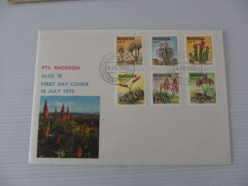 Rhodesia (1975) - Aloe Illustrated FDC