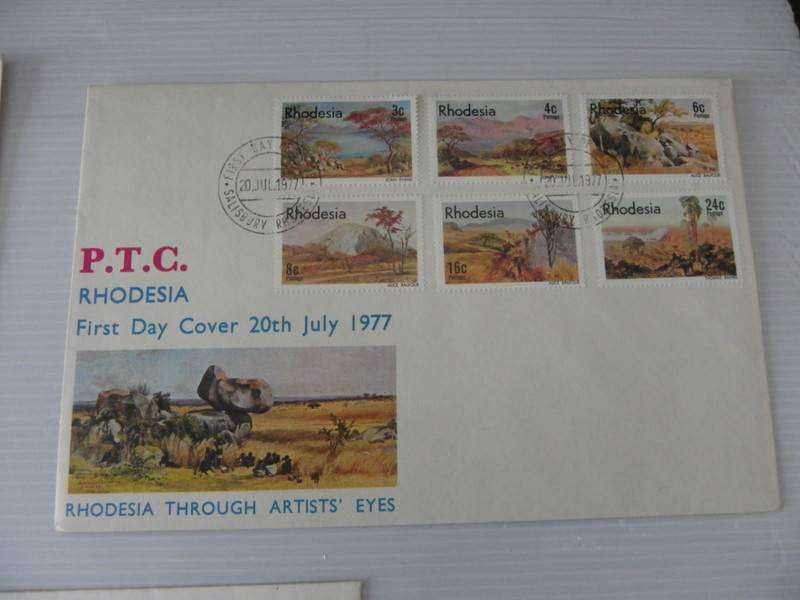 Rhodesia (1977) - Rhodesia Through Eyes of an Artist Illustrated FDC