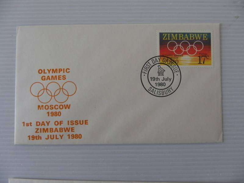 Zimbabwe (1980) - Moscow Olympic Games Illustrated FDC