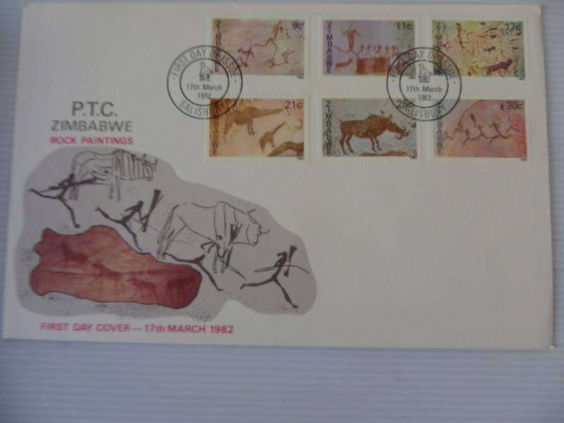 Zimbabwe (1982) - Rock Paintings Illustrated FDC