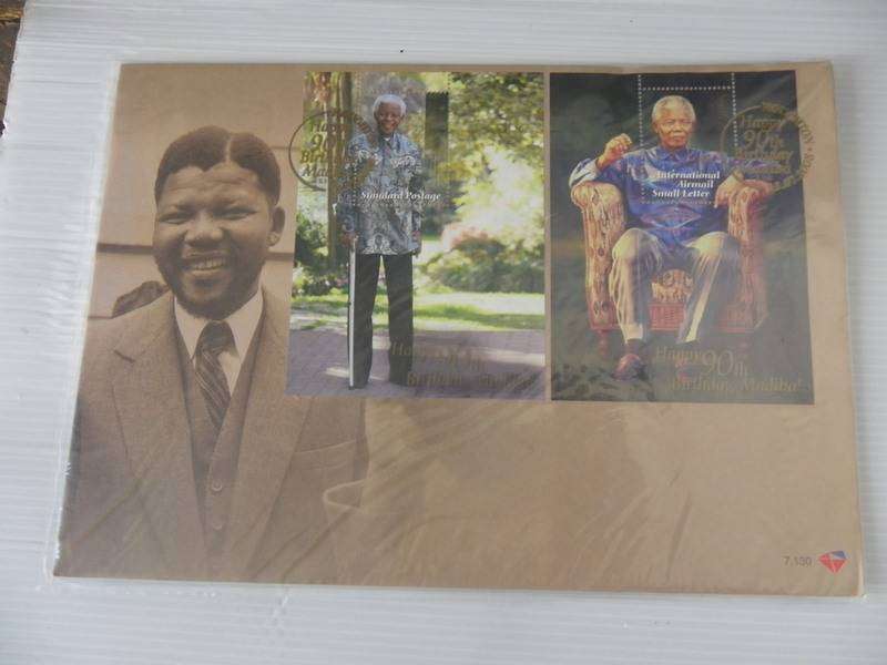 RSA 7.130 (2008) - Mandela 90th Birthday Large FDC