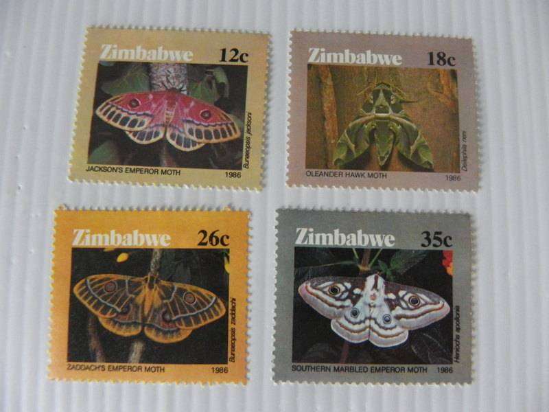 Zimbabwe - Moths Mint Set