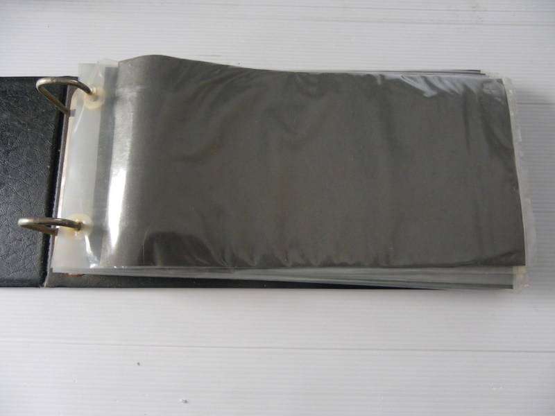 Black Hardcover FDC Album for Larger FDC's with 1 Pockets per Page and 40 Pages