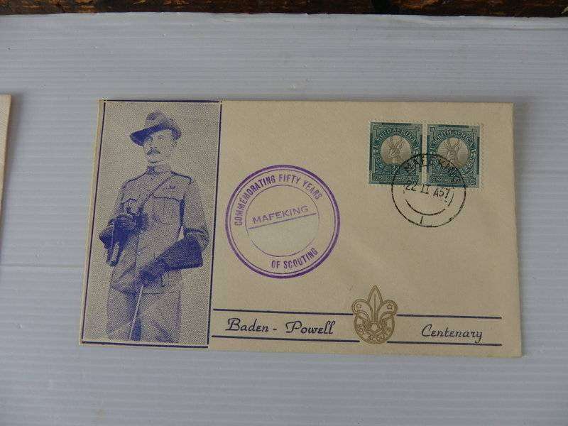 Union (1957) - Commemoration 50 Years of Scouting Illustrated FDC