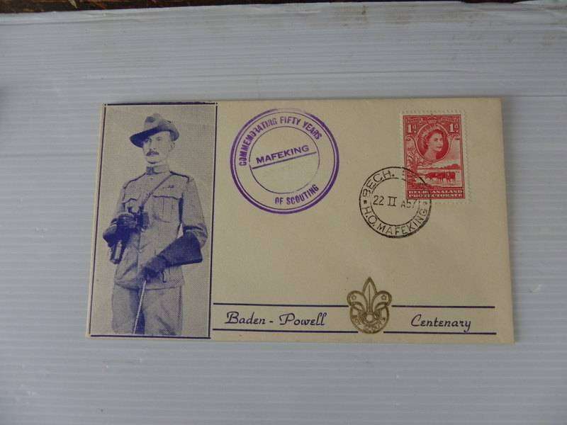 Bechuanaland (1957) - Commemoration 50 Years of Scouting Illustrated FDC