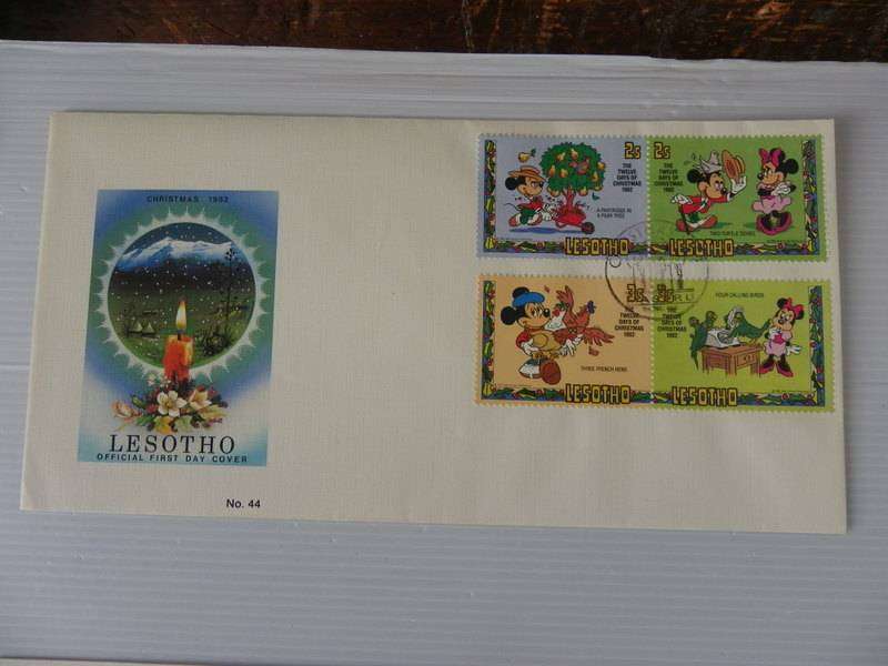 Lesotho (1982) - Christmas (Walt Disney) Illustrated FDC
